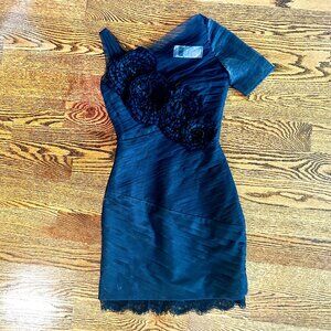 NWT BCBG MAXAZRIA Black Cocktail Dress